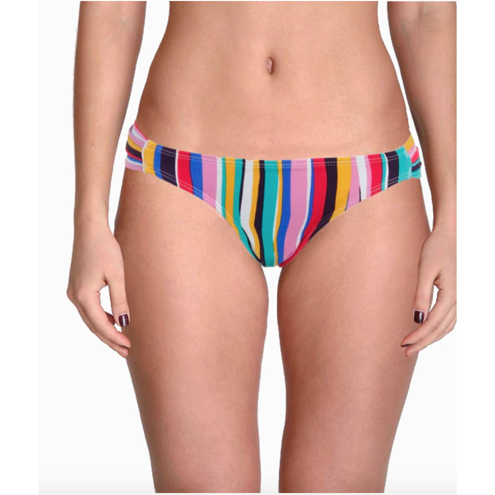 NWT RAISINS Juniors Colorful Low Rise Hipster Bikini Swim Bottoms Size Medium